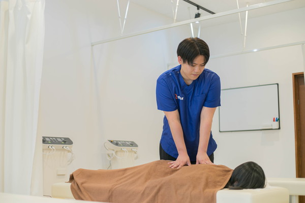 施術の様子