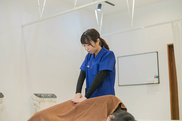 施術の様子