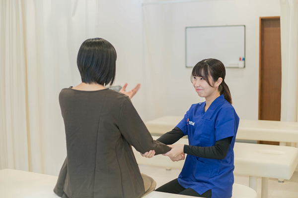 女性施術者が在籍しているから安心！のイメージ